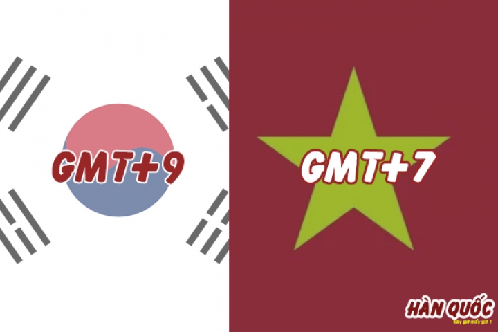MÚI GIỜ HÀN QUỐC VÀ VIỆT NAM CHÊNH NHAU MẤY GIỜ?